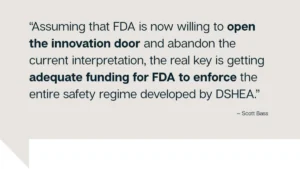 The FDA Seeks to Redefine "Dietary Supplement" Amidst Industry Push for Expansion